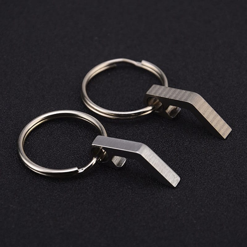 3 styles Portable Mini Bottle Opener Stainless Steel Titanium Alloy Key Ring Carry Easily Bar Tool Kitchen Gadgets