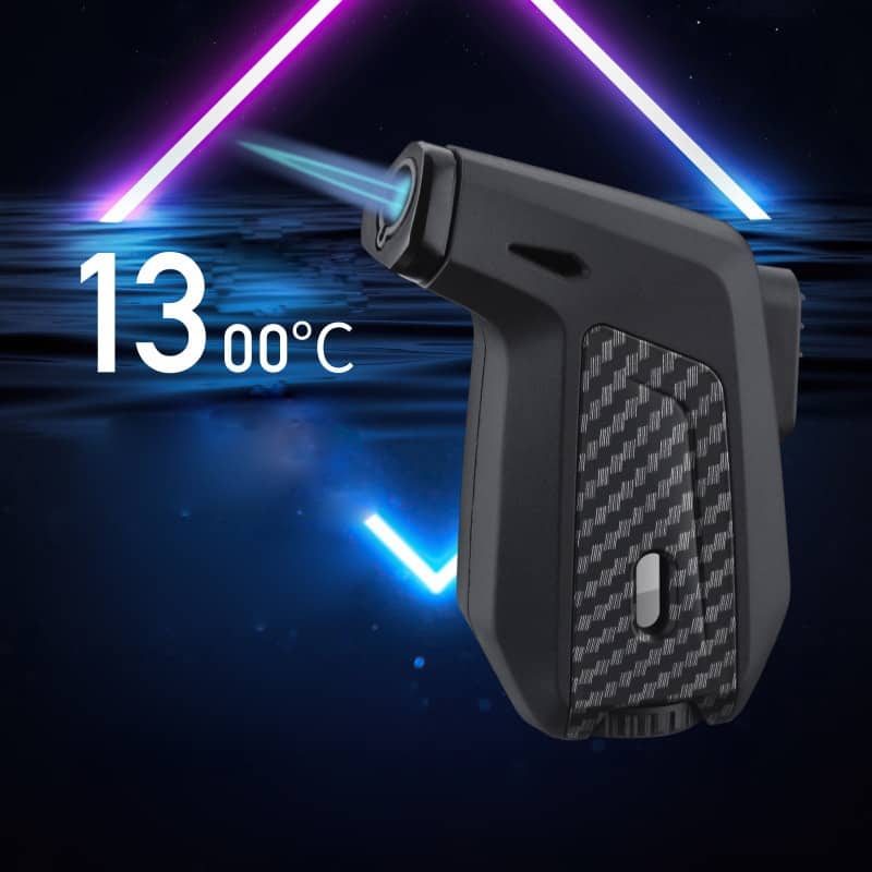 Metal Turbo Gas Lighters Windproof Smoking Accessories Kitchen Cooking 1300C Jewelry Welding Cigarettes Lighters Gadgets For Men