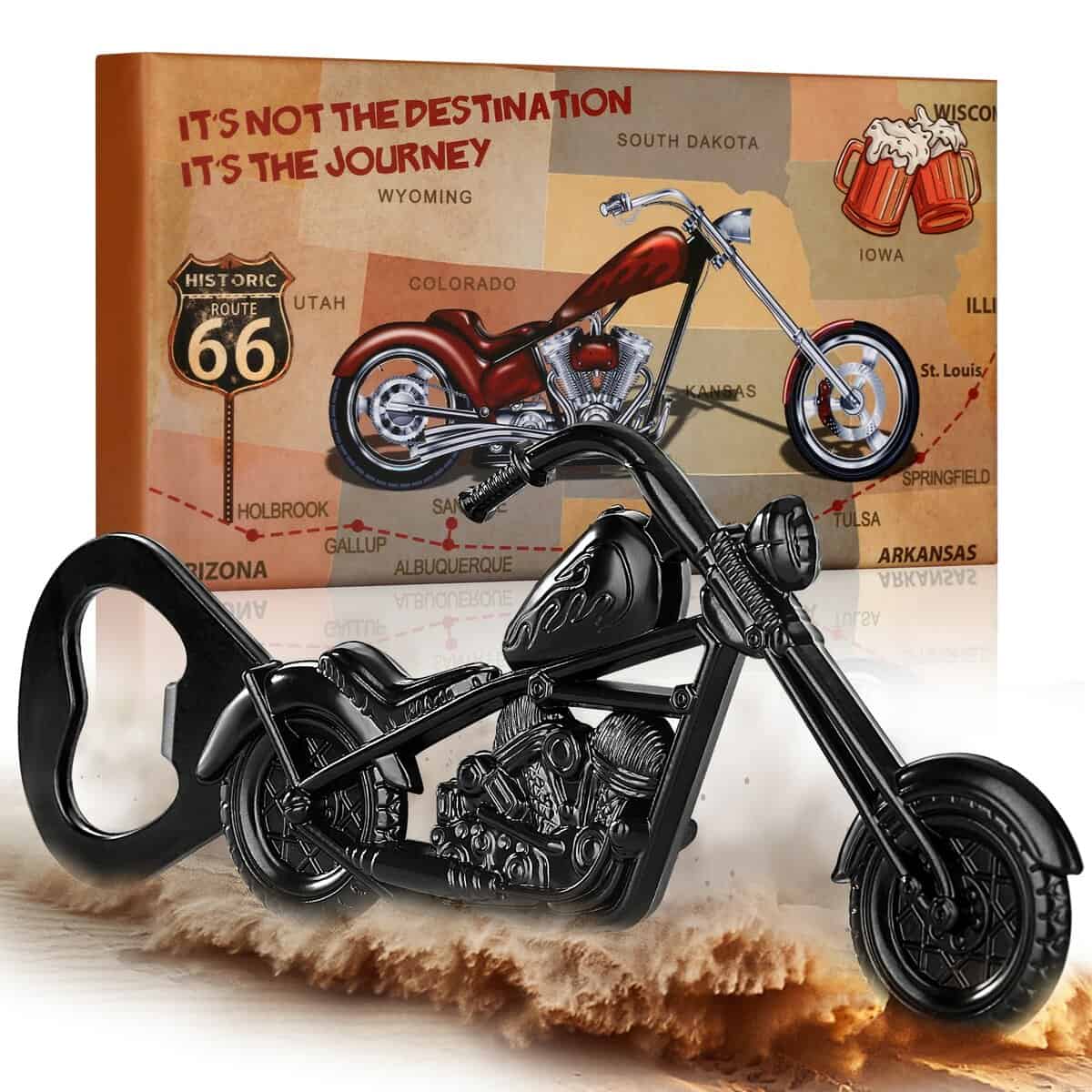 Unique Beer Opener Punk Motorcycle Shaped Bottle Opener Fashion Gift Box Travel Campaning Kitchen Bar Accessories Xmas Present