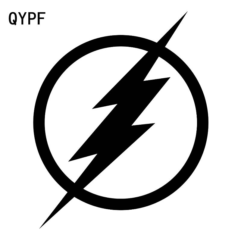 QYPF 14.4cm*18cm Interesting Electric Simple Unique Logo For Brand Design Out Of Ordinary Vinyl Car Sticker Decal C18-0955