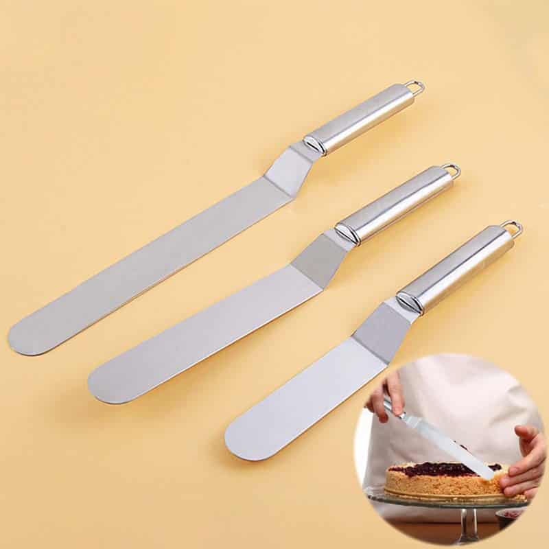 Stainless Steel  Baking & Pastry Tools Portable Cream Spatula Cake Butter Kitchen Pastry Cake Decoration Tools Kitchen Gadgets