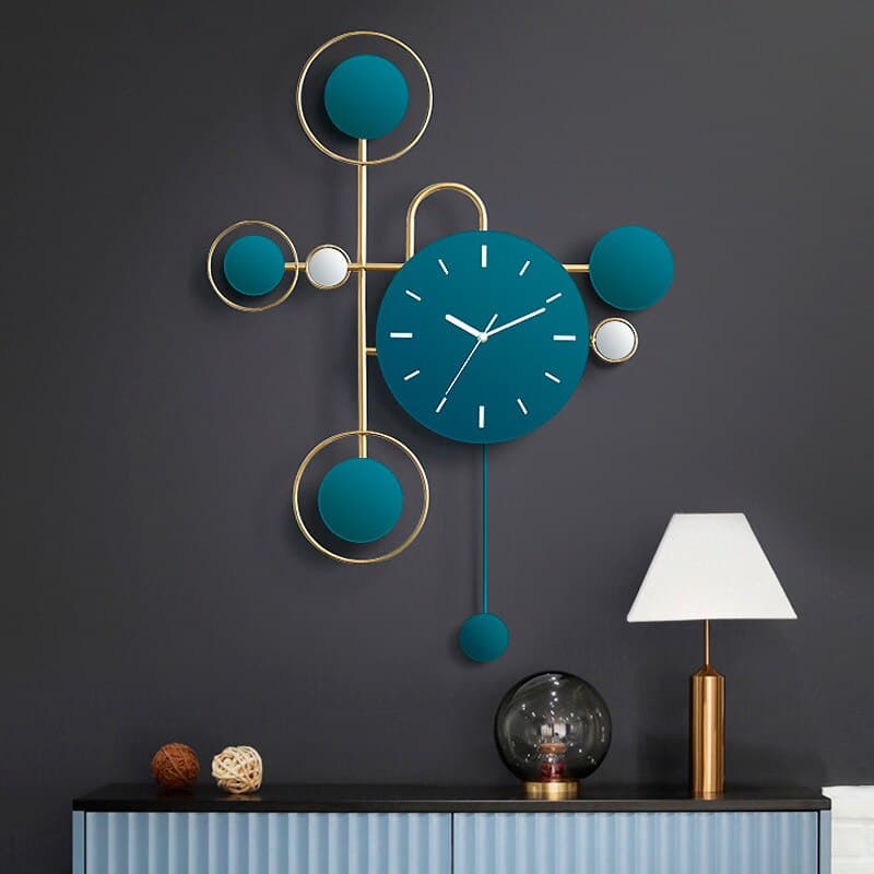 Unique Creative Large Wall Clock Sticker Nordic Living Room Silent Wall Clock Modern Design Art Home Decor  ZM22609